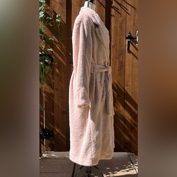 Free People Women’s Cuff It Faux Fur Teddy Long Coat Size L, Dusty Pink, NWT - Picture 4 of 12